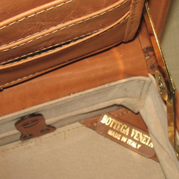 ❤️BOTTEGA VENETA BELTING LEATHER COMBO BRIEFCASE VALISE - Picture 10 of 10